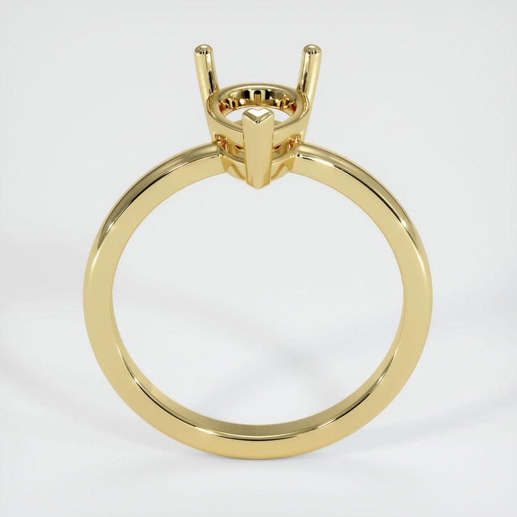 18K Yellow Gold Solitaire Ring Setting