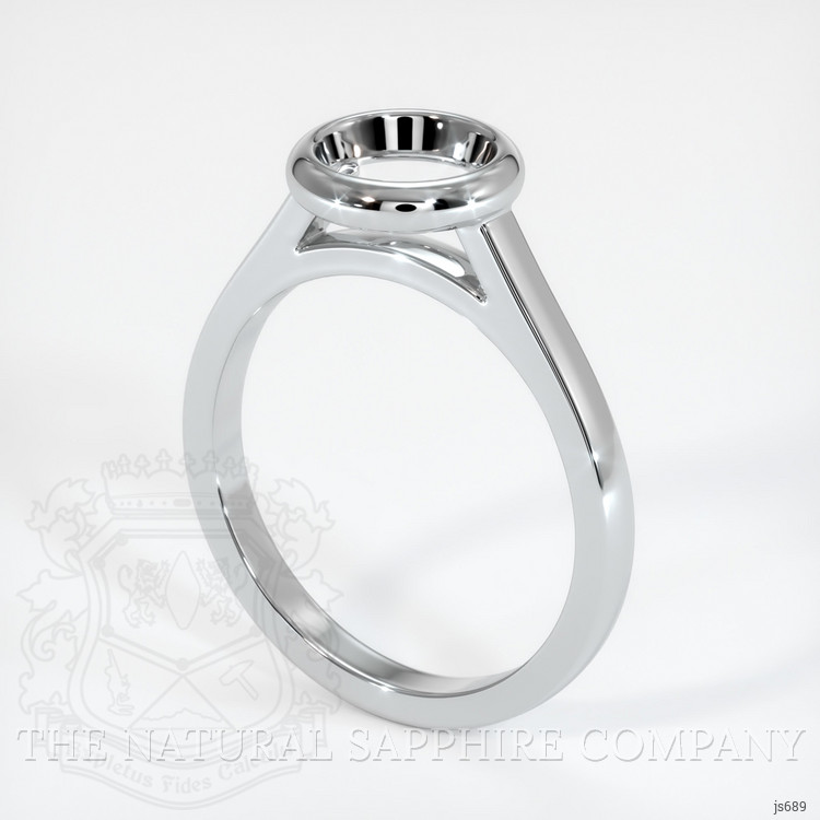 Platinum 950 Bezel Ring Setting