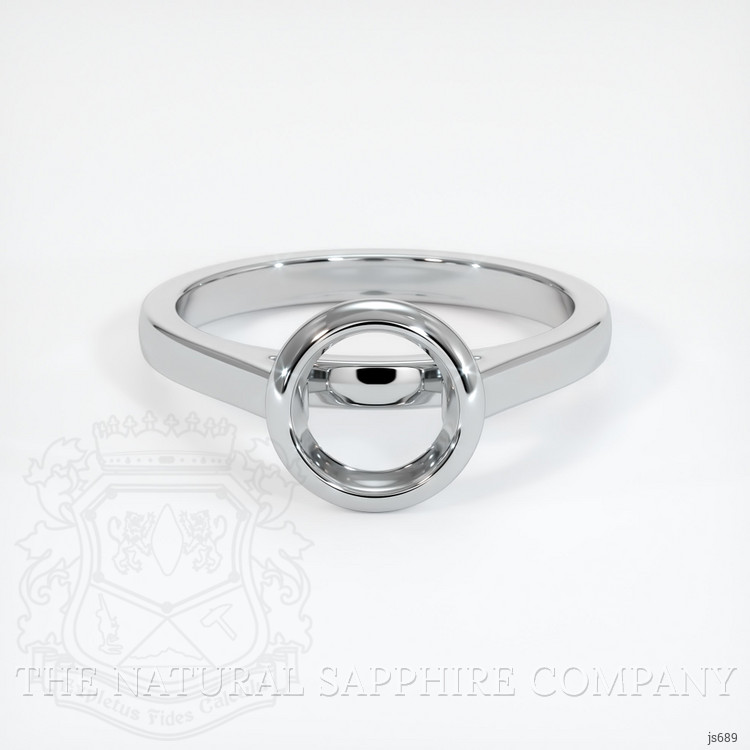 Platinum 950 Bezel Ring Setting