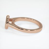 18K Rose Gold Bezel Ring Setting Image