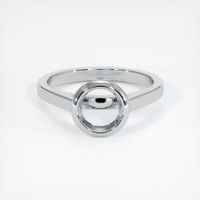 10K White Gold Bezel Ring Setting Image