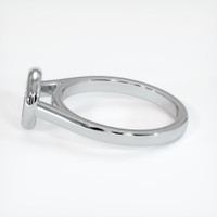 10K White Gold Bezel Ring Setting Image