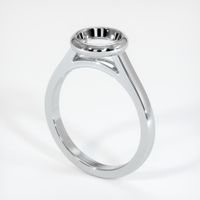 18K White Gold Bezel Ring Setting Video