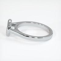 18K White Gold Bezel Ring Setting Image