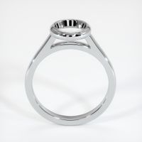 18K White Gold Bezel Ring Setting Image