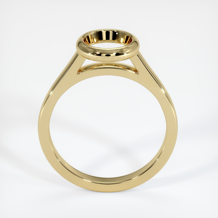 10K Yellow Gold Bezel Ring Setting