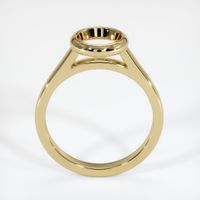 14K Yellow Gold Bezel Ring Setting Image
