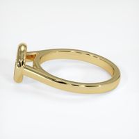 18K Yellow Gold Bezel Ring Setting Image