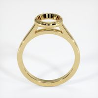 18K Yellow Gold Bezel Ring Setting Image