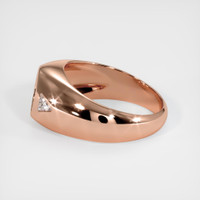 14K Rose Gold Men's Ring Setting Image