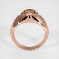14K Rose Gold Men's Ring Setting Image