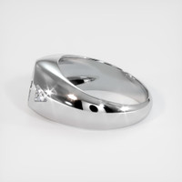 14K White Gold Men's Ring Setting Image