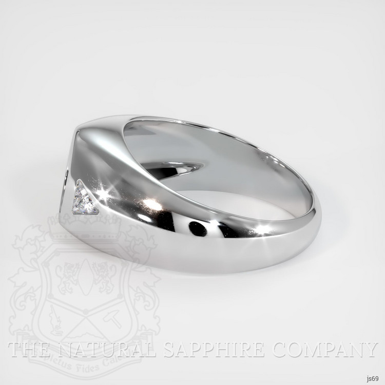 14K White Gold Men's Ring Setting