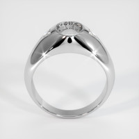 14K White Gold Men's Ring Setting Image