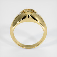 18K Yellow Gold Men's Ring Setting Image