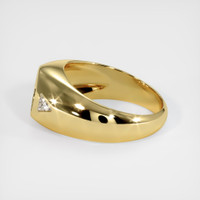 18K Yellow Gold Men's Ring Setting Image