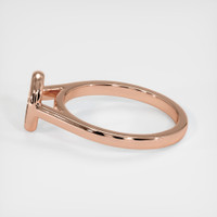 14K Rose Gold Bezel Ring Setting Image