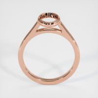 14K Rose Gold Bezel Ring Setting Image