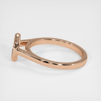 18K Rose Gold Bezel Ring Setting Image