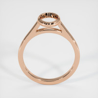 18K Rose Gold Bezel Ring Setting Image