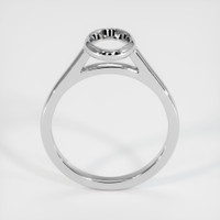 14K White Gold Bezel Ring Setting Image