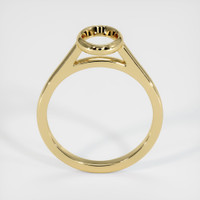 14K Yellow Gold Bezel Ring Setting Image