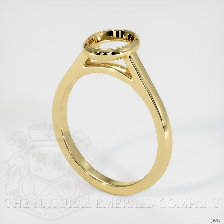 Bezel Emerald Ring 1.21 Ct., 18K Yellow Gold