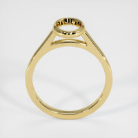18K Yellow Gold Bezel Ring Setting Image