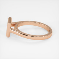 14K Rose Gold Bezel Ring Setting Image