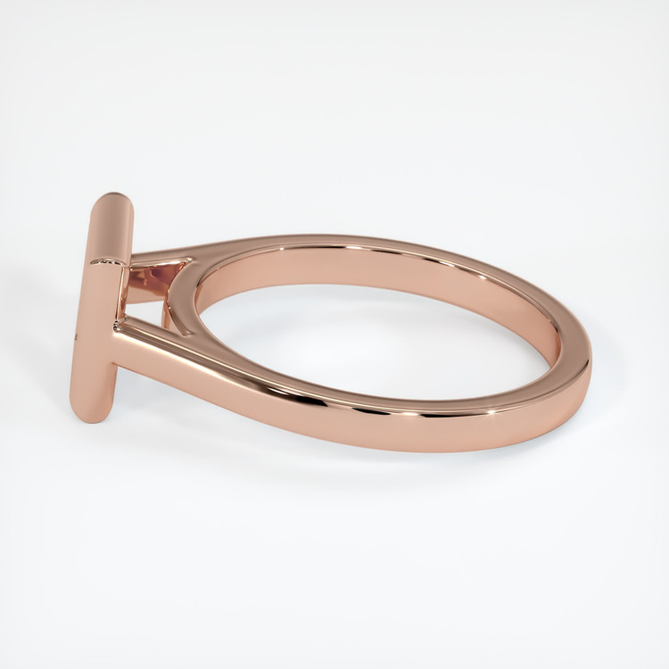 14K Rose Gold Bezel Ring Setting