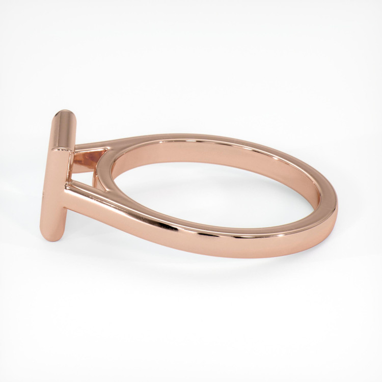 14K Rose Gold Bezel Ring Setting