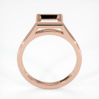 14K Rose Gold Bezel Ring Setting Image