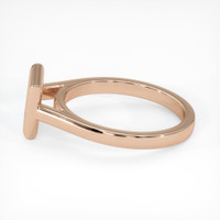 18K Rose Gold Bezel Ring Setting Image