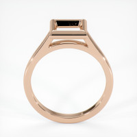 18K Rose Gold Bezel Ring Setting Image