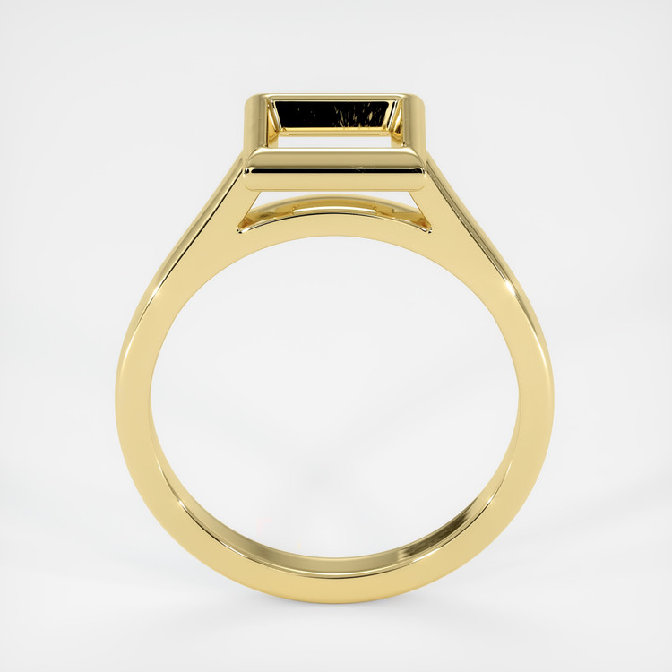 10K Yellow Gold Bezel Ring Setting