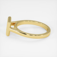 14K Yellow Gold Bezel Ring Setting Image