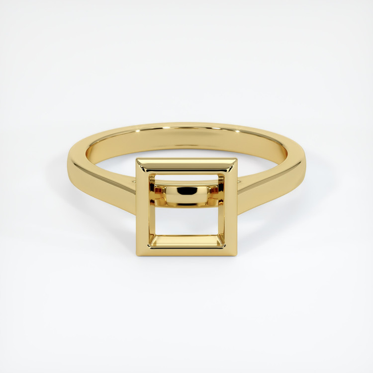 18K Yellow Gold Bezel Ring Setting