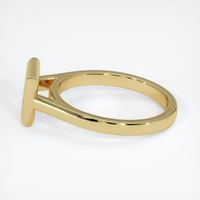 18K Yellow Gold Bezel Ring Setting Image