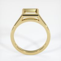 18K Yellow Gold Bezel Ring Setting Image