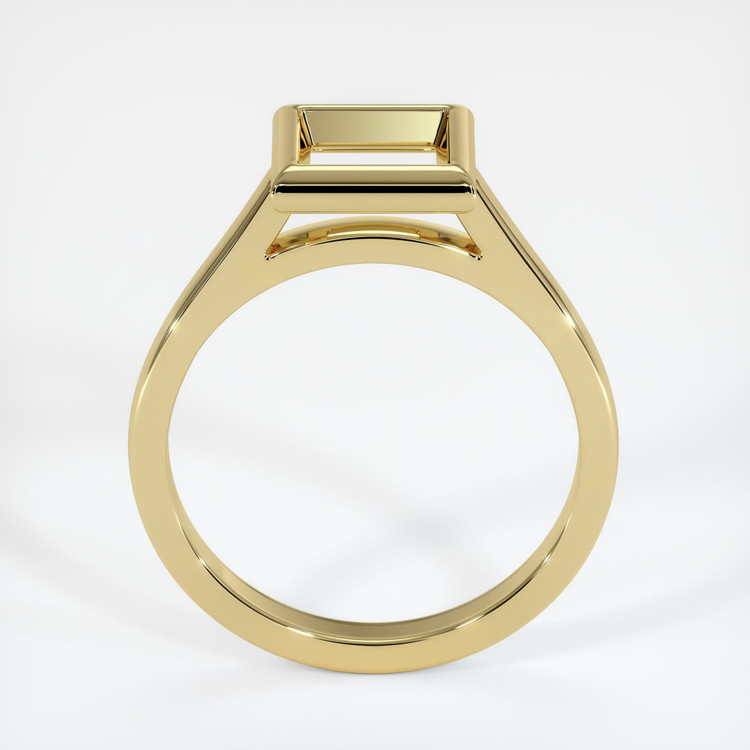 18K Yellow Gold Bezel Ring Setting
