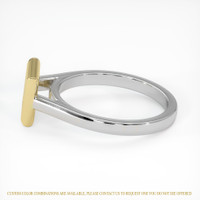 14K Yellow & White Bezel Ring Setting Image