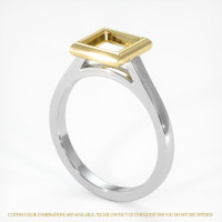 18K Yellow & White Bezel Ring Setting Video