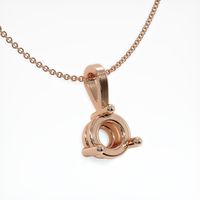 14K Rose Gold Vedic Pendant Setting Image