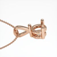 14K Rose Gold Vedic Pendant Setting Image