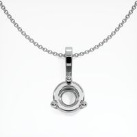 18K White Gold Vedic Pendant Setting Video