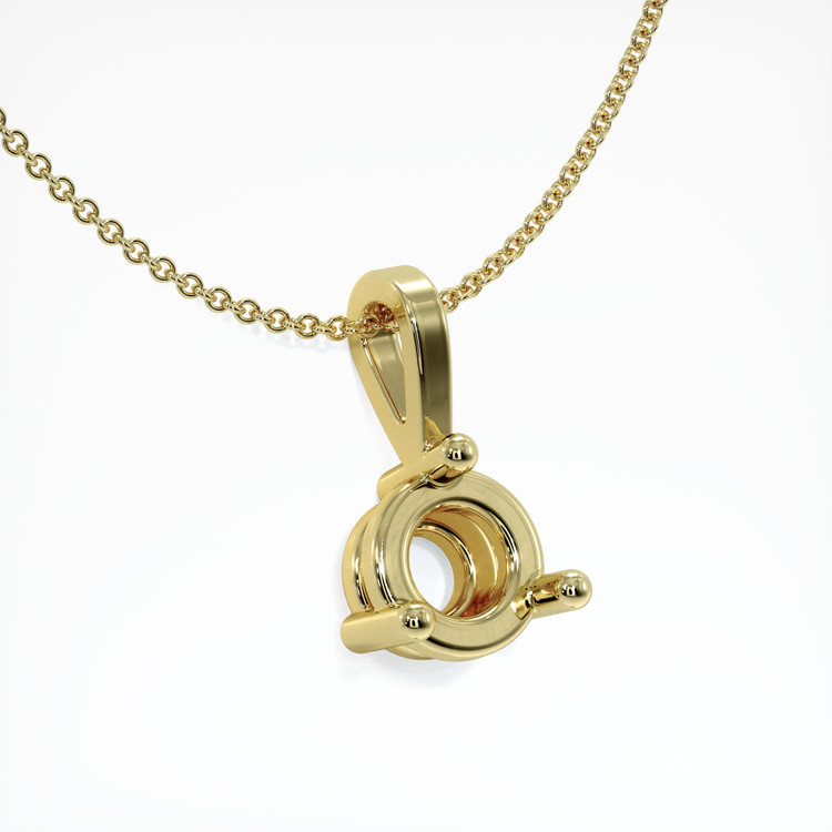 18K Yellow Gold Vedic Pendant Setting