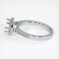 Platinum 950 Pave Ring Setting Image