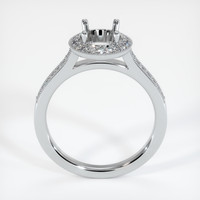 10K White Gold Pave Ring Setting Image