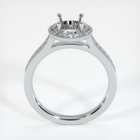 18K White Gold Pave Ring Setting Image
