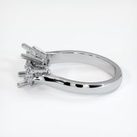 Platinum 950 Three Stone Ring Setting Image